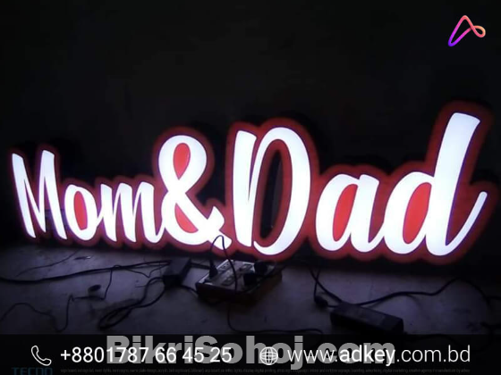 Acrylic Letter Cost Advertising in Dhaka Bangladesh